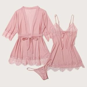 Robe and nightgown set